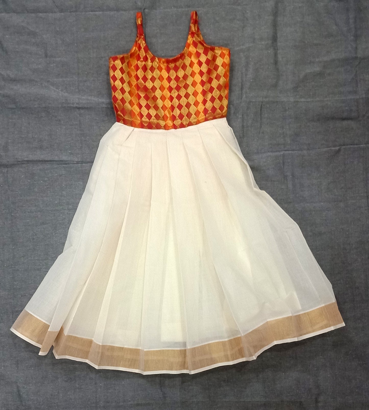 Designer onam kerala style frock - Onam collections