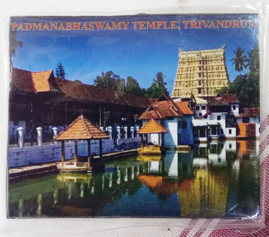 Sree Padmanabha Swami temple image fridge magnet - random design