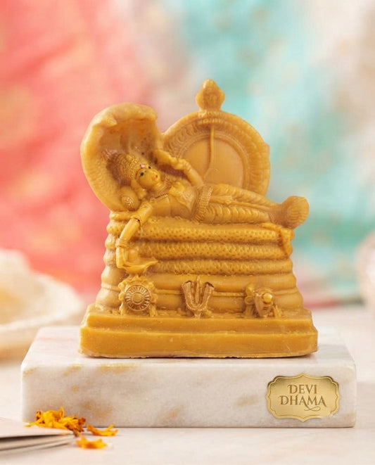Padmanabha Swami idol yellow colour