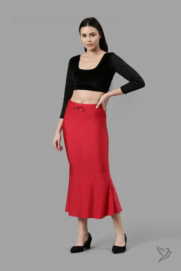 Twin Birds brand red saree shaper for women - L-XL